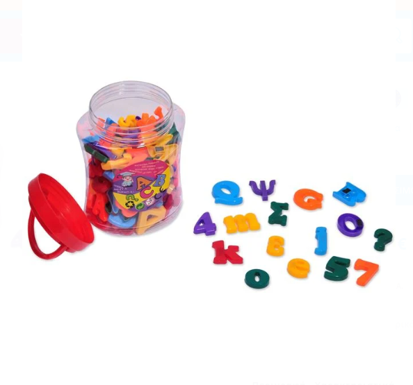 Litere si cifre magnetice - 126 buc. - Activitati pentru copii (3+) Litere si cifre magnetice - 126 buc. - Activitati pentru copii (3+)