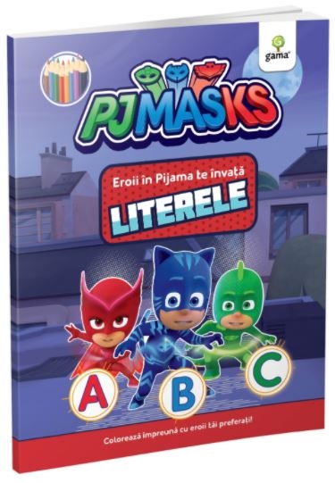 Eroii în Pijama te invata literele - Carte de colorat cu activitati (4-6 ani) Eroii în Pijama te invata literele - Carte de colorat cu activitati (4-6 ani)