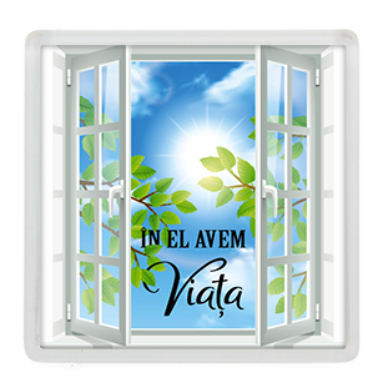 Magnet de frigider - Text:  "În El avem Viața"    [16]