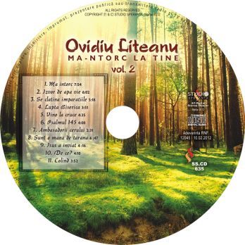 CD Ovidiu Liteanu - Ma-ntorc la tine, vol.2