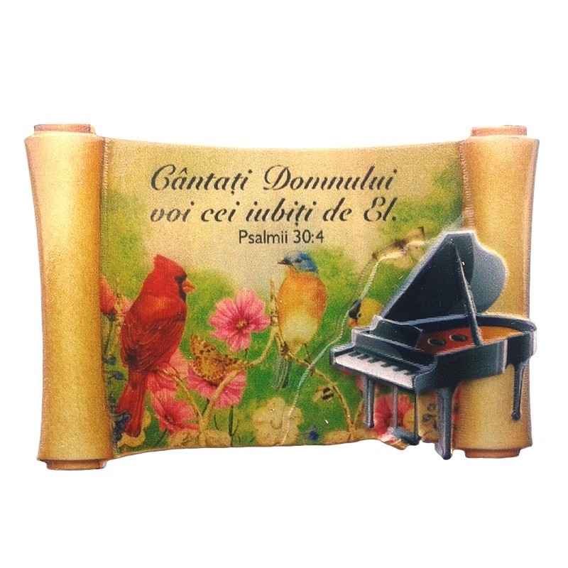 Magnet papirus - Cântați Domnului Magnet papirus - Cântați Domnului