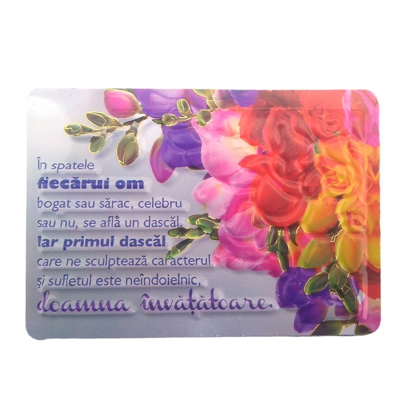 Magnet flori - învățătoare Magnet flori - învățătoare