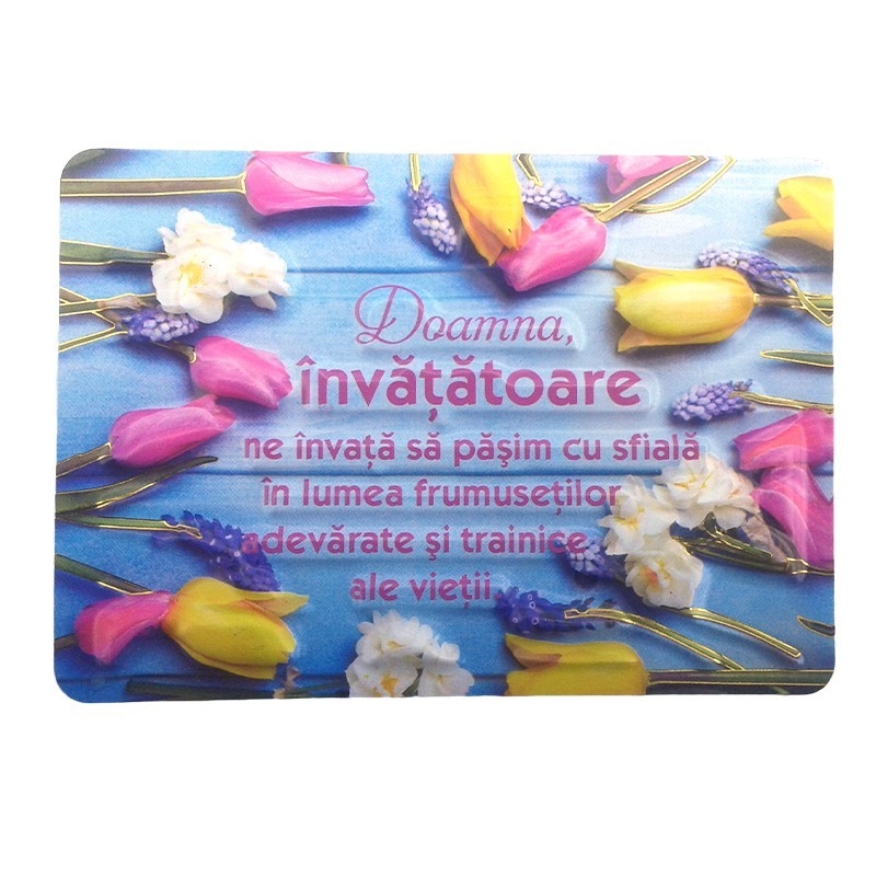 Magnet flori - învățătoare Magnet flori - învățătoare