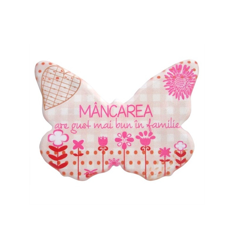 Magnet ceramica fluture - Mancare Magnet ceramica fluture - Mancare
