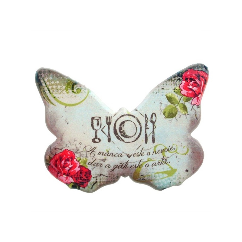 Magnet ceramica fluture - A gati este o arta Magnet ceramica fluture - A gati este o arta
