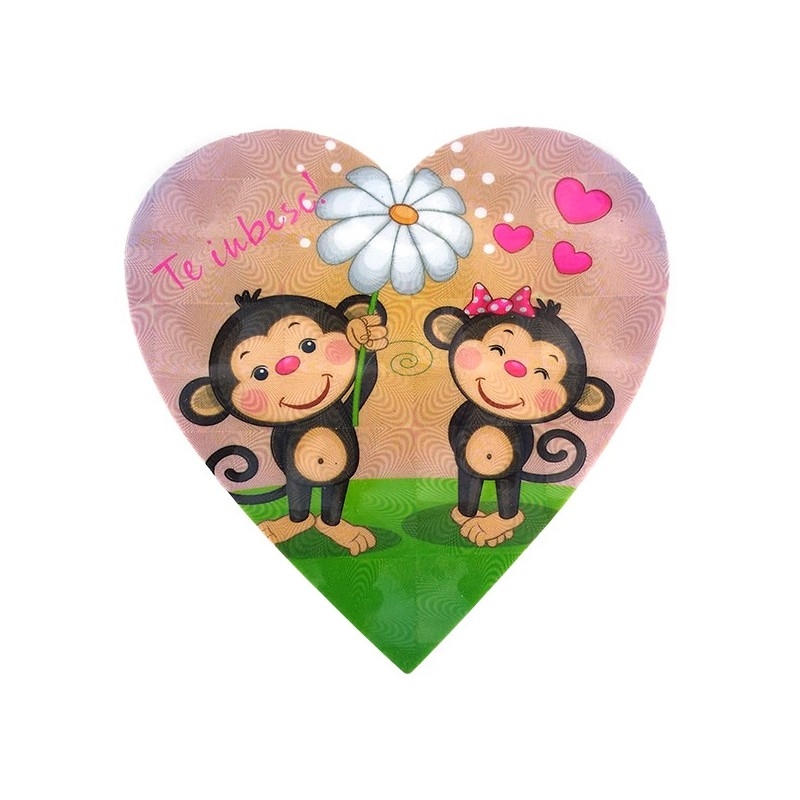 Magnet inima cu dedicatii