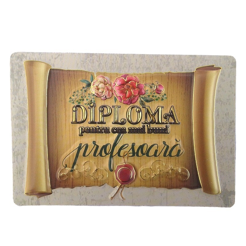 Magnet papirus - Diploma pentru cea mai buna profesoara Magnet papirus - Diploma pentru cea mai buna profesoara