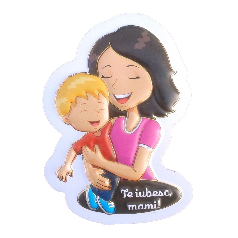 Magnet plastic - Te iubesc, mami! (Model 1) Magnet plastic - Te iubesc, mami! (Model 1)