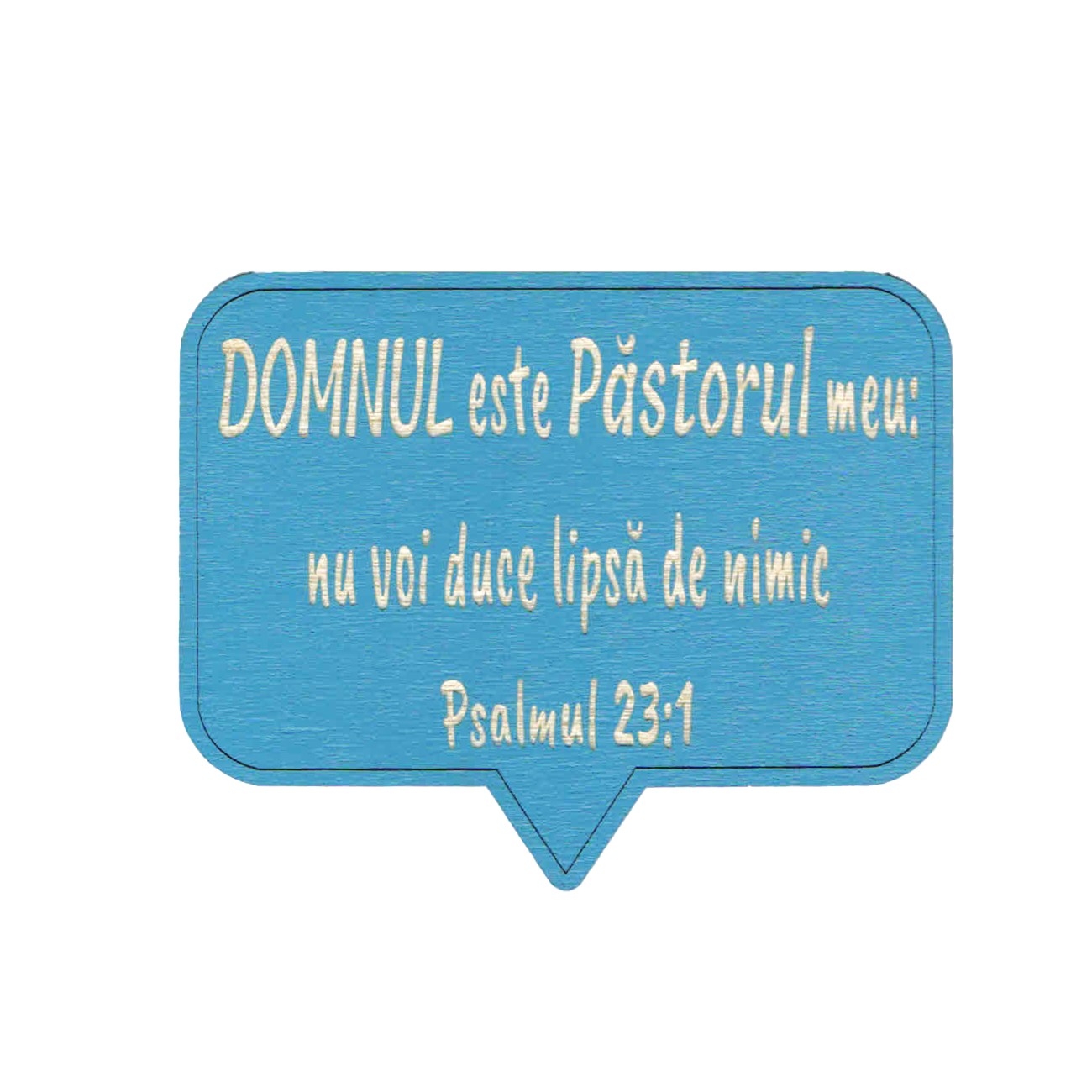 Magnet de frigider, din lemn cu mesaj creștin - "Domnul este Păstorul meu" Magnet de frigider, din lemn cu mesaj creștin - "Domnul este Păstorul meu"