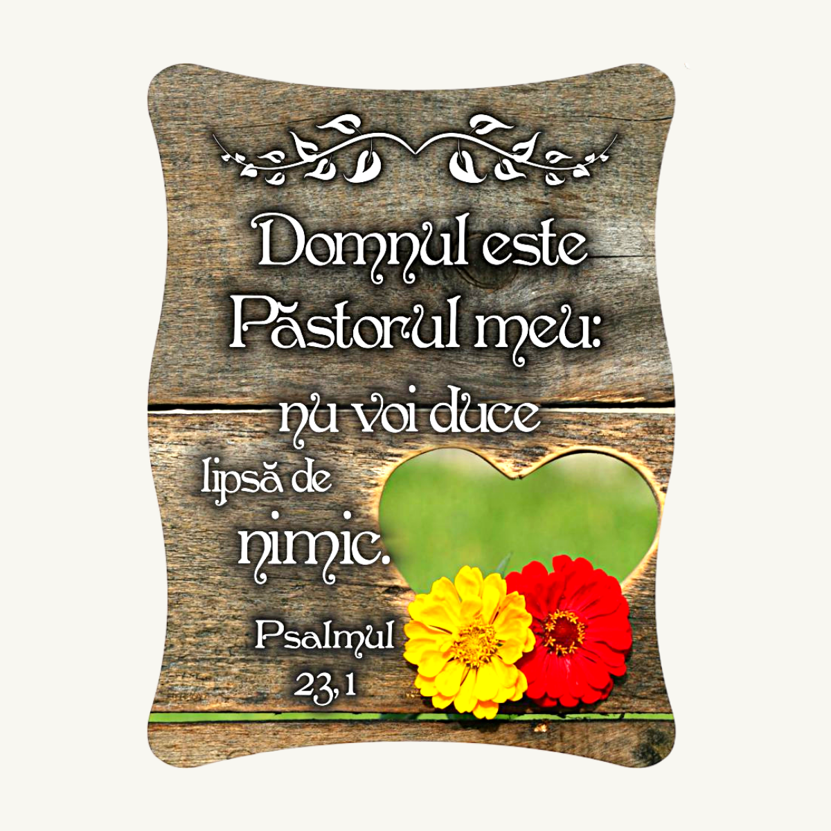 Magnet ceramic cu mesaj creștin - Domnul este Păstorul meu (Ps. 23:1) Magnet ceramic cu mesaj creștin - Domnul este Păstorul meu (Ps. 23:1)