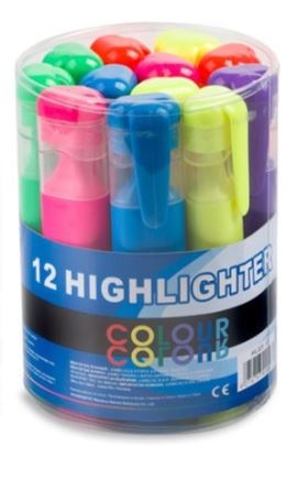 Set Markere, 12 buc. (Rechizite pentru scoala) Set Markere, 12 buc. (Rechizite pentru scoala)