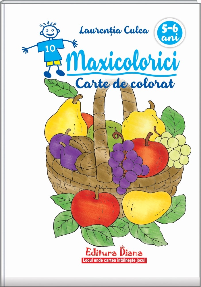 Maxicolorici - Carte De Colorat 5-6 ani Maxicolorici - Carte De Colorat 5-6 ani