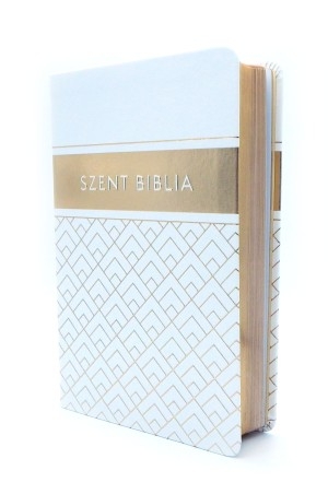Szent Biblia - Közepes Biblia, Fehér aranymintás, Károli Gáspár Forditása (Biblia medie in lb. maghiara) Szent Biblia - Közepes Biblia, Fehér aranymintás, Károli Gáspár Forditása (Biblia medie in lb. maghiara)