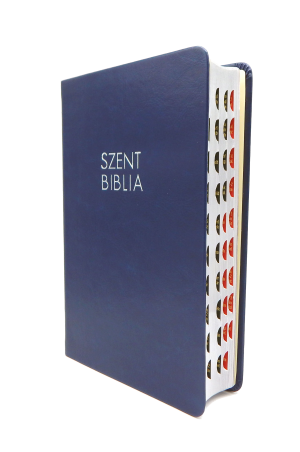 Szent Biblia - Közepes Biblia, Sötétkék, Regiszterrel, Károli Gáspár Forditása (Biblia medie in lb. maghiara, index) Szent Biblia - Közepes Biblia, Sötétkék, Regiszterrel, Károli Gáspár Forditása (Biblia medie in lb. maghiara, index)