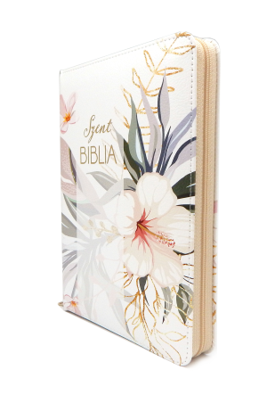 Szent Biblia - Közepes Biblia, Virágos, Cipzárral, Regiszterrel, Károli Gáspár Forditása (Biblia medie in lb. maghiara, fermoar, index, model floral) Szent Biblia - Közepes Biblia, Virágos, Cipzárral, Regiszterrel, Károli Gáspár Forditása (Biblia medie in lb. maghiara, fermoar, index, model floral)