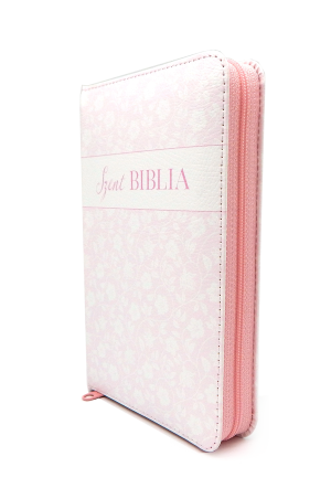 Szent Biblia - Mini Biblia, Fehér virágos, Cipzáros, Károli Gáspár Forditása (Biblia mica in lb. maghiara, fermoar) Szent Biblia - Mini Biblia, Fehér virágos, Cipzáros, Károli Gáspár Forditása (Biblia mica in lb. maghiara, fermoar)
