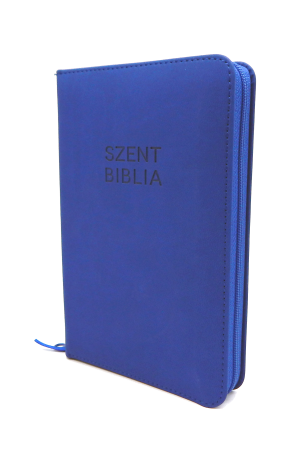 Szent Biblia - Mini Biblia, Kék, Cipzáros, Károli Gáspár Forditása (Biblia mica in lb. maghiara, fermoar) Szent Biblia - Mini Biblia, Kék, Cipzáros, Károli Gáspár Forditása (Biblia mica in lb. maghiara, fermoar)