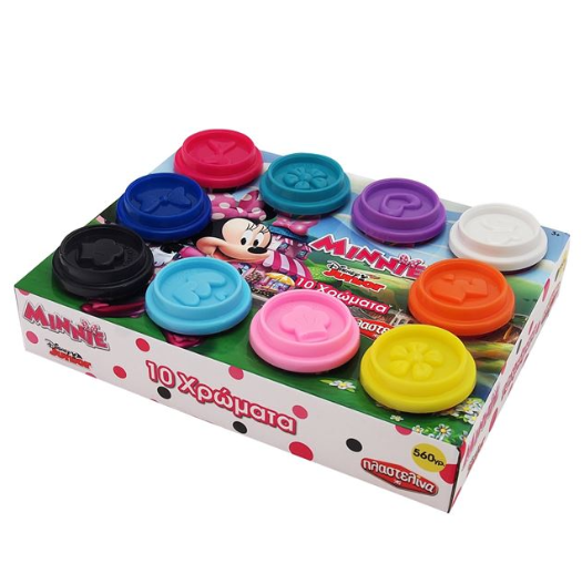 Plastilina, 10 culori - Minnie - Activitati pentru copii (3+) Plastilina, 10 culori - Minnie - Activitati pentru copii (3+)