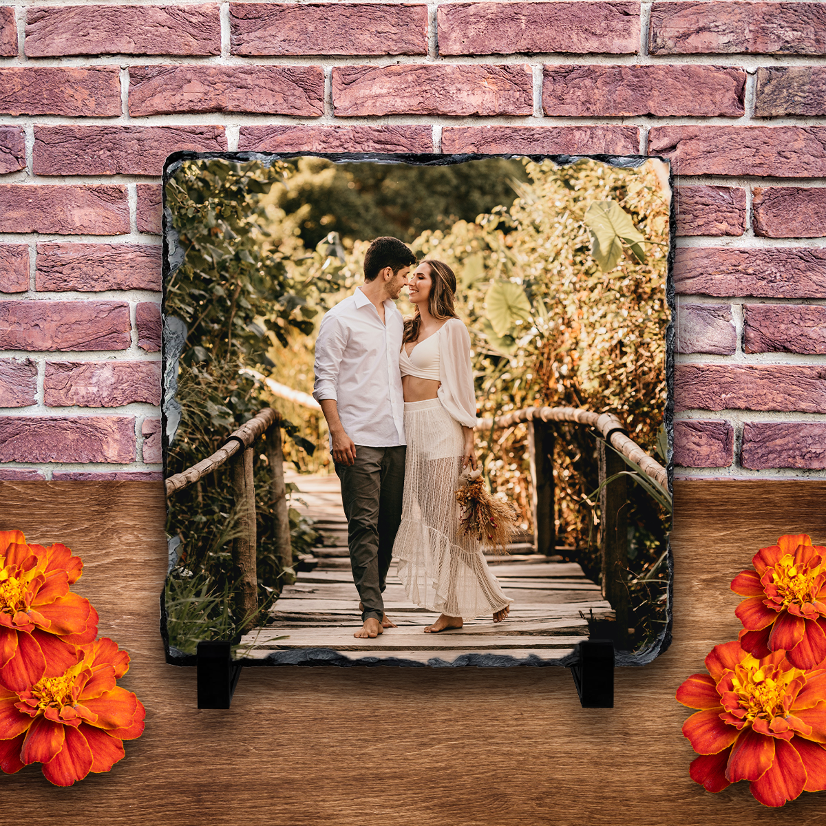 Placă ardezie personalizată cu poză