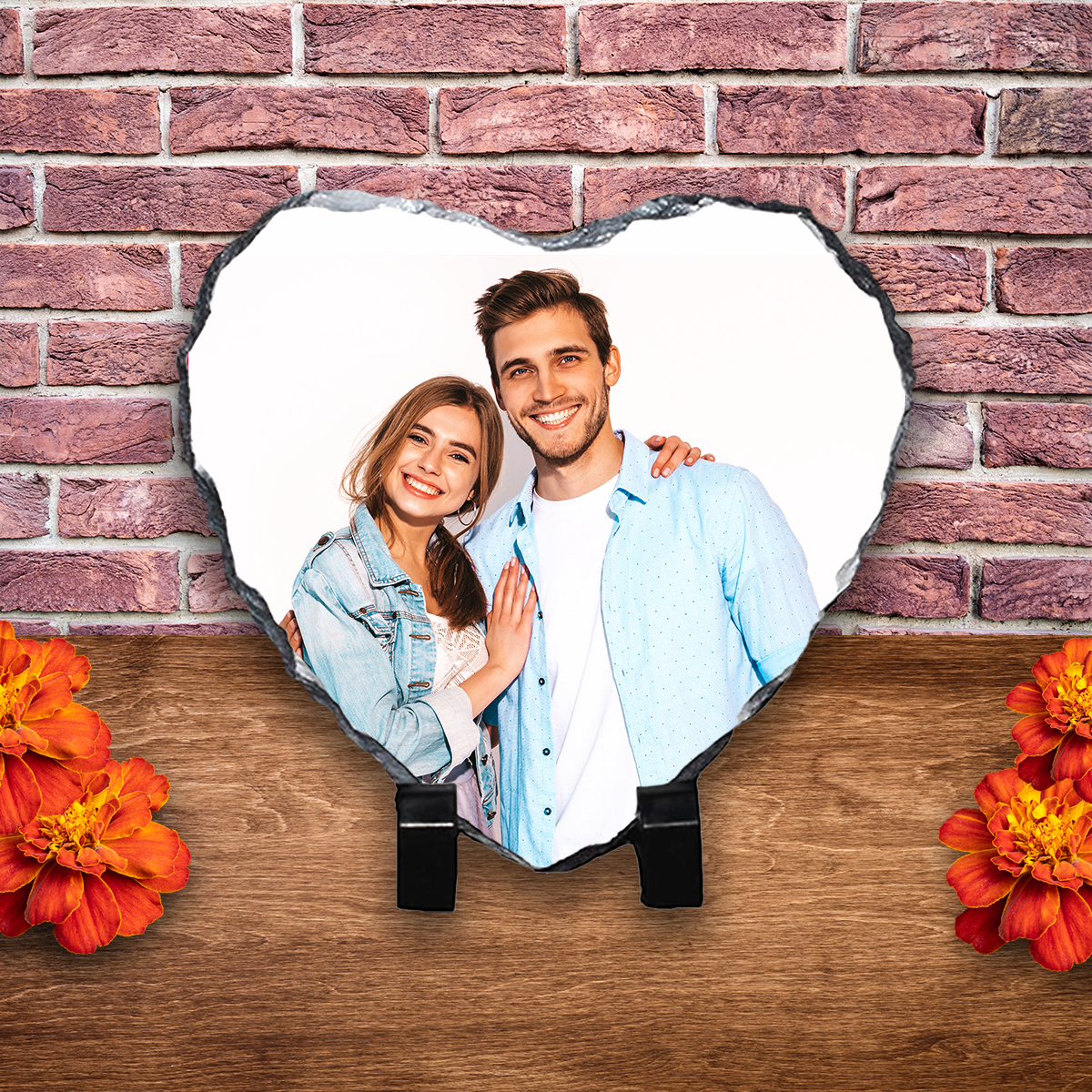 Placă ardezie personalizată cu poză