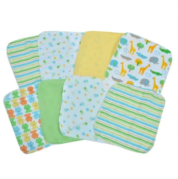 Prosopel bebe catifelat, multicolor - 8 buc. (25x25 cm) Prosopel bebe catifelat, multicolor - 8 buc. (25x25 cm)