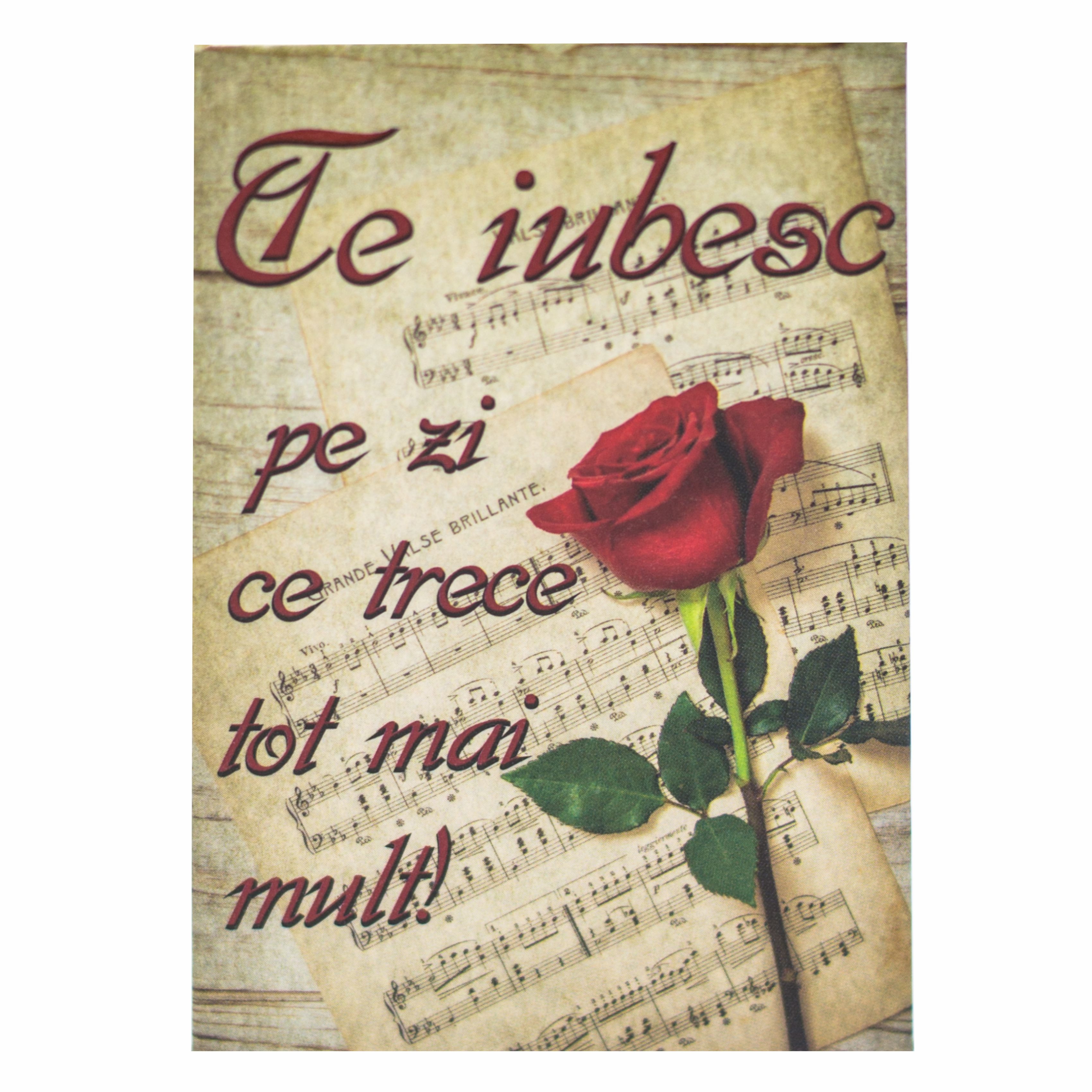 Magnet de frigider - Te iubesc (5.40 cm x 8 xm  ) Magnet de frigider - Te iubesc (5.40 cm x 8 xm  )