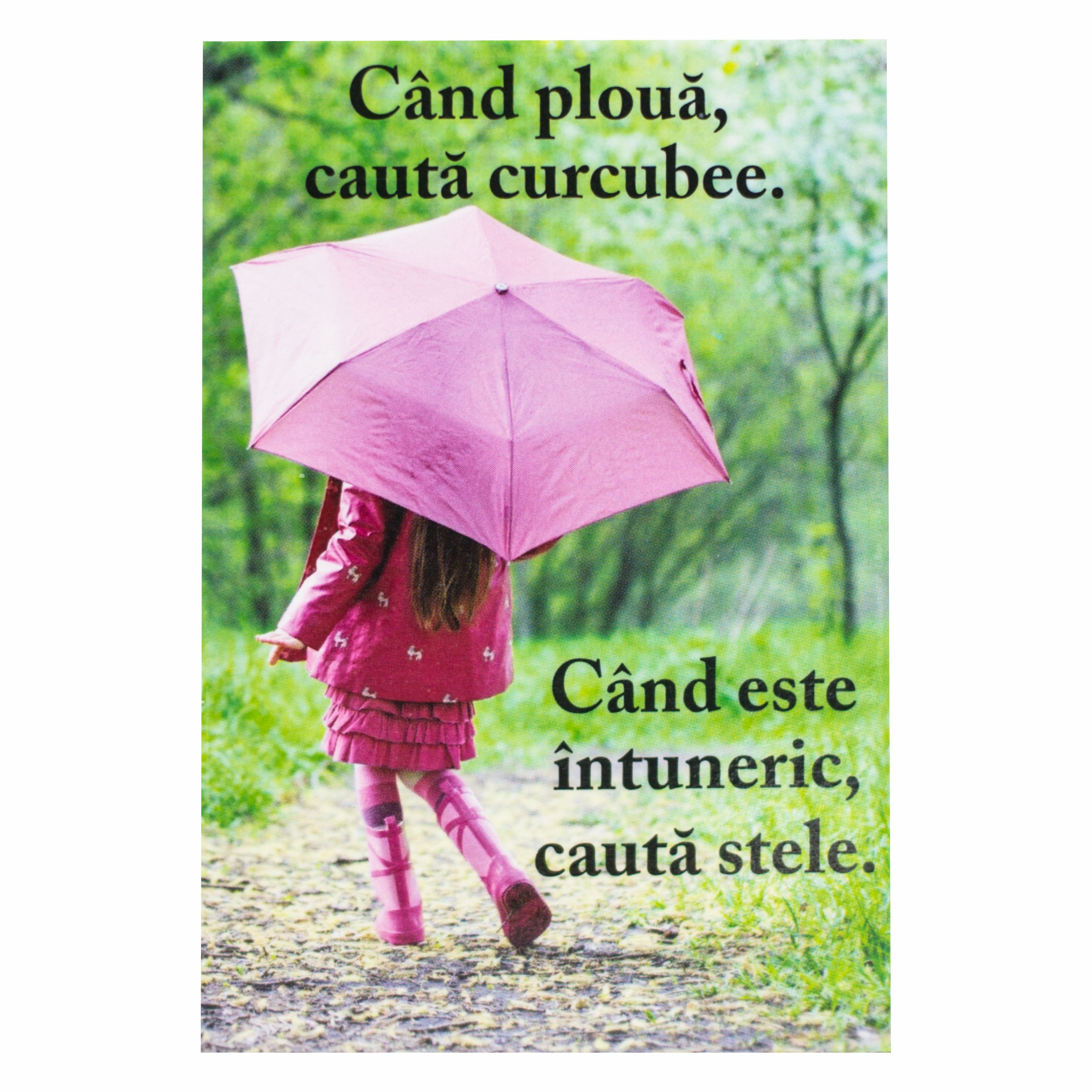 Magnet de frigider - Cand ploua (5.4  cm x 8  cm ) Magnet de frigider - Cand ploua (5.4  cm x 8  cm )