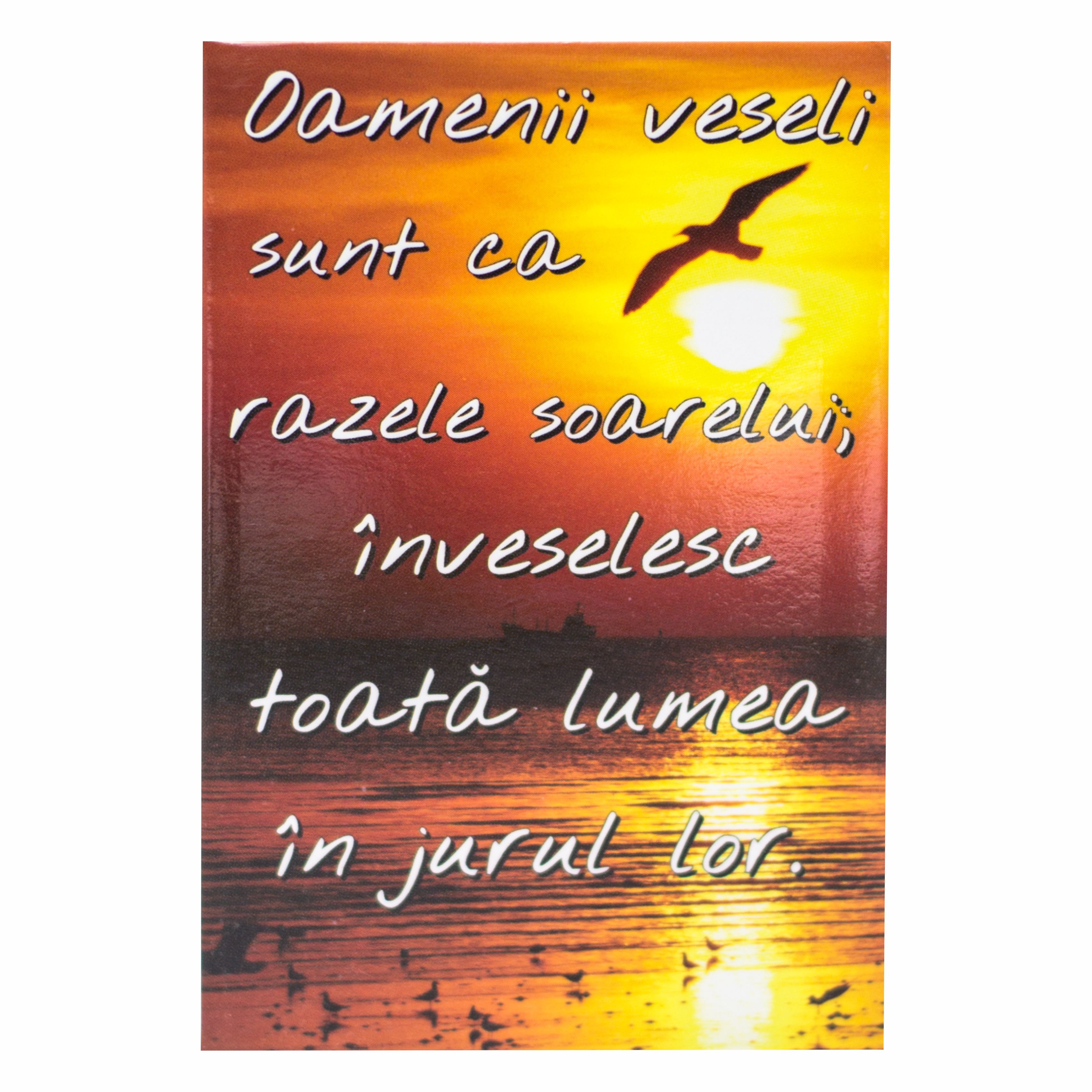 Magnet de frigider - Oamenii veseli sunt ca razele soarelui  (5.4  cm x 8  cm ) Magnet de frigider - Oamenii veseli sunt ca razele soarelui  (5.4  cm x 8  cm )