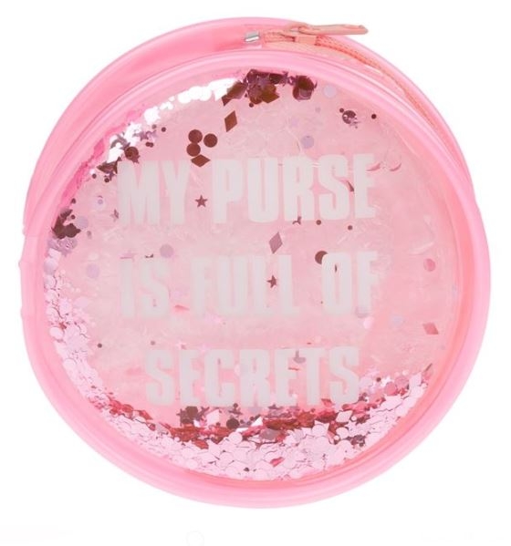 Penar, roz - My purse is full of secrets (10x3,5 cm) Penar, roz - My purse is full of secrets (10x3,5 cm)