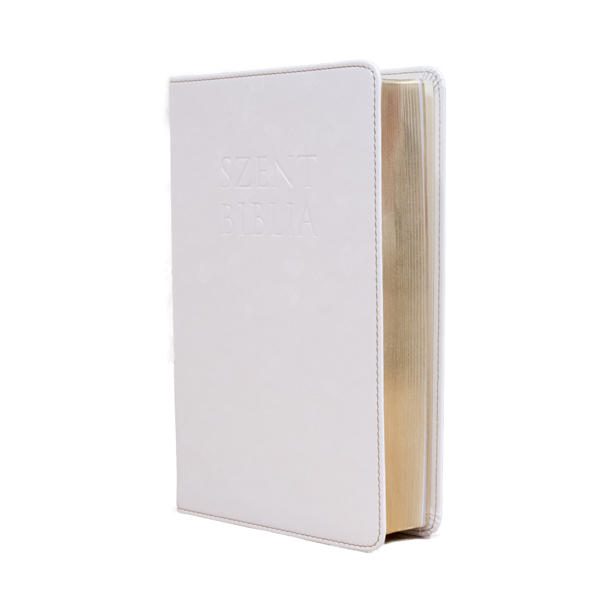 Szent Biblia - Nagy Biblia, Fehér, Károli Gáspár Forditása (Biblia mare in lb. maghiara)