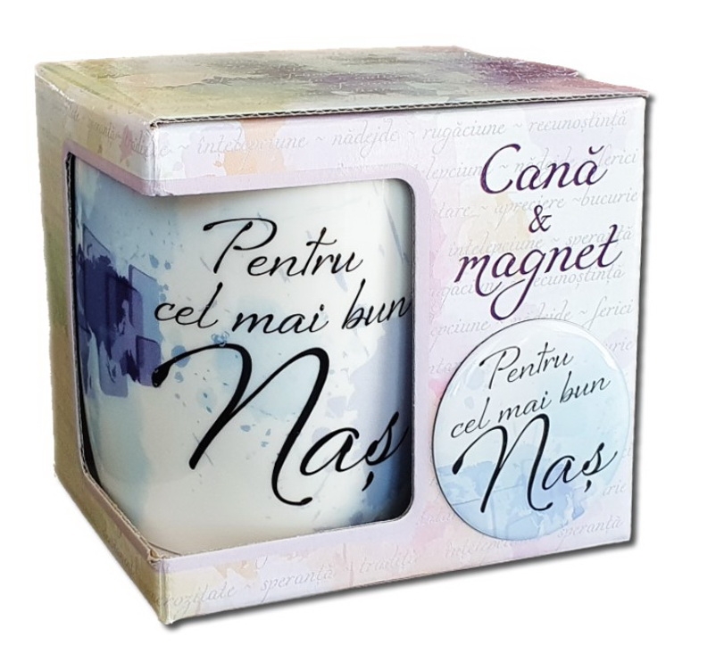 Cana portelan cu magnet - Pentru cel mai bun nas! Cana portelan cu magnet - Pentru cel mai bun nas!