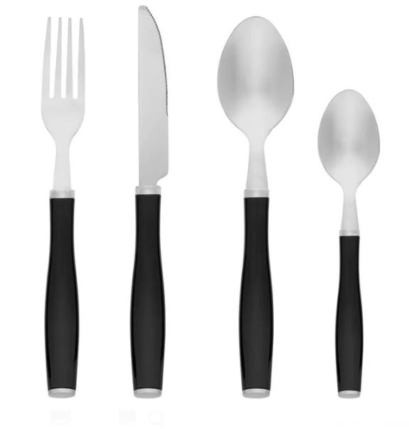 Set tacamuri, 12 buc. - Maner negru