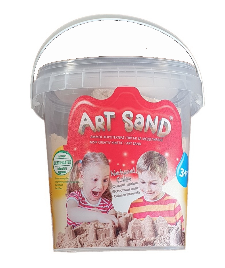 Nisip creativ kinetic, culoare naturala - Activitati pentru copii (3+) Nisip creativ kinetic, culoare naturala - Activitati pentru copii (3+)
