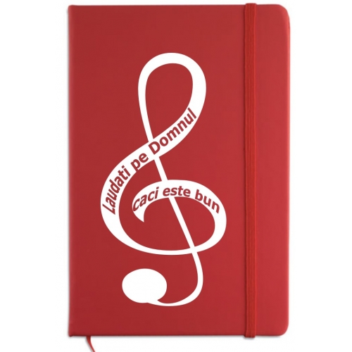 Carnetel A5 -Laudati pe Domnul (rosu) Carnetel A5 -Laudati pe Domnul (rosu)