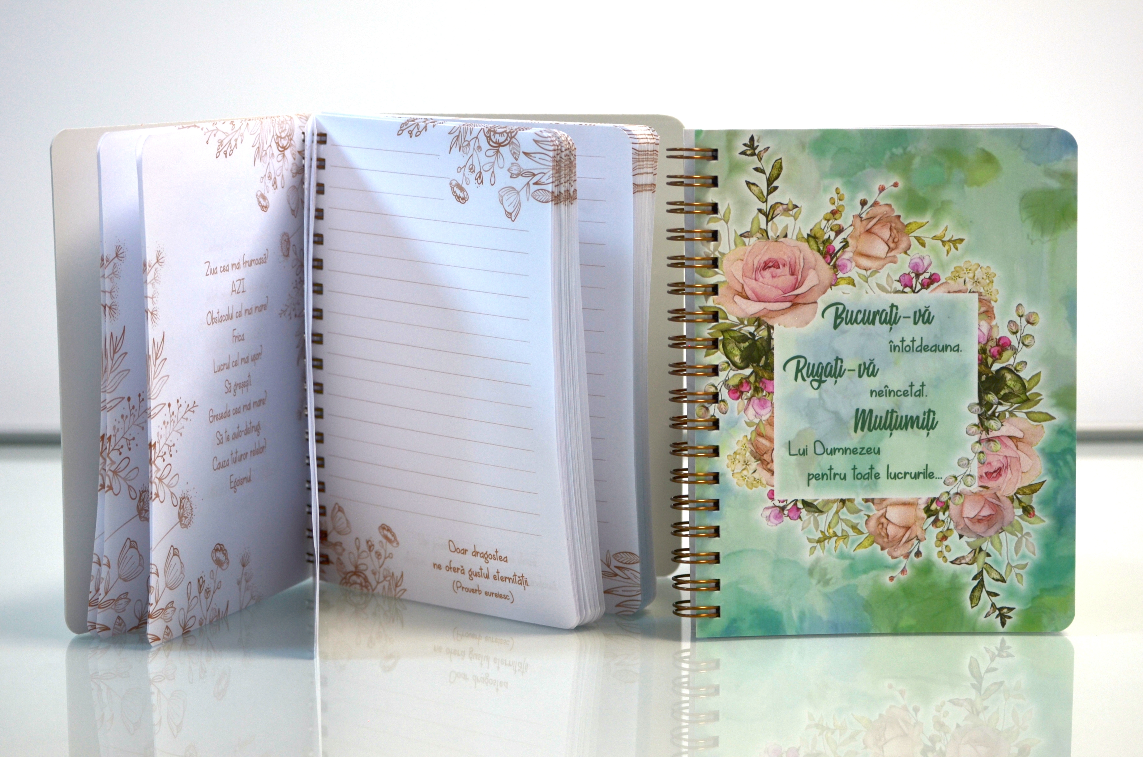 Notes mic cu versete biblice - Bucurati-va intotdeauna Notes mic cu versete biblice - Bucurati-va intotdeauna