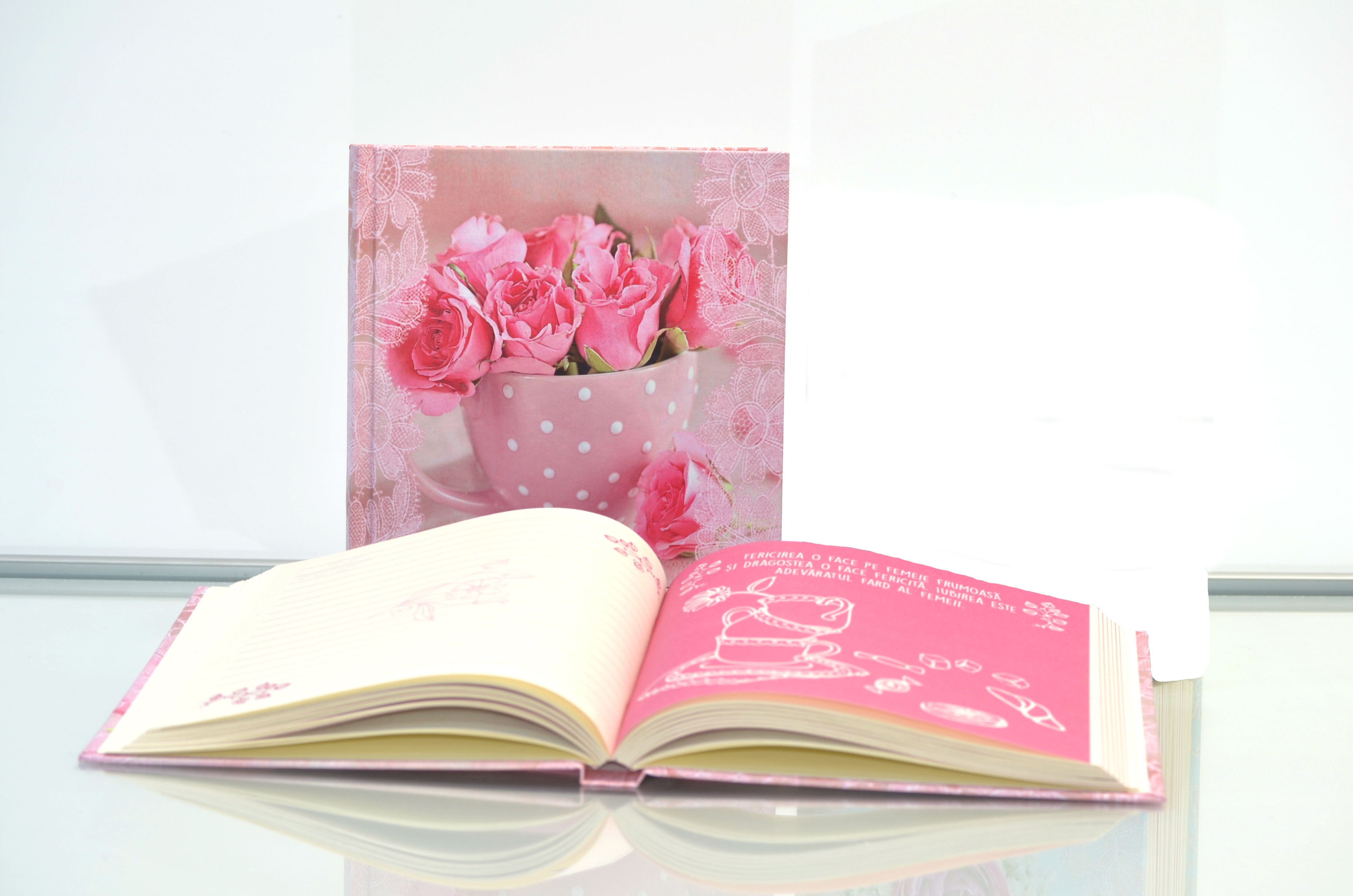 Notes cu citate - Coperta roz Notes cu citate - Coperta roz