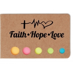 Notite adezive, faith, Hope, Love Notite adezive, faith, Hope, Love