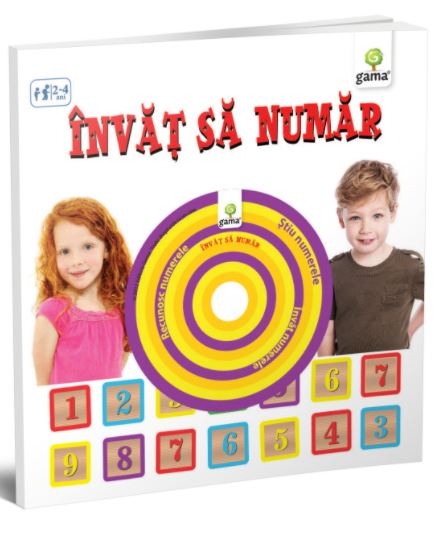 Invat sa numar - Carte educativa pentru copii (2-4 ani) Invat sa numar - Carte educativa pentru copii (2-4 ani)