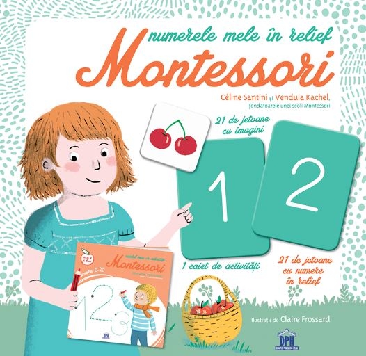 Numerele mele in relief Montessori Numerele mele in relief Montessori