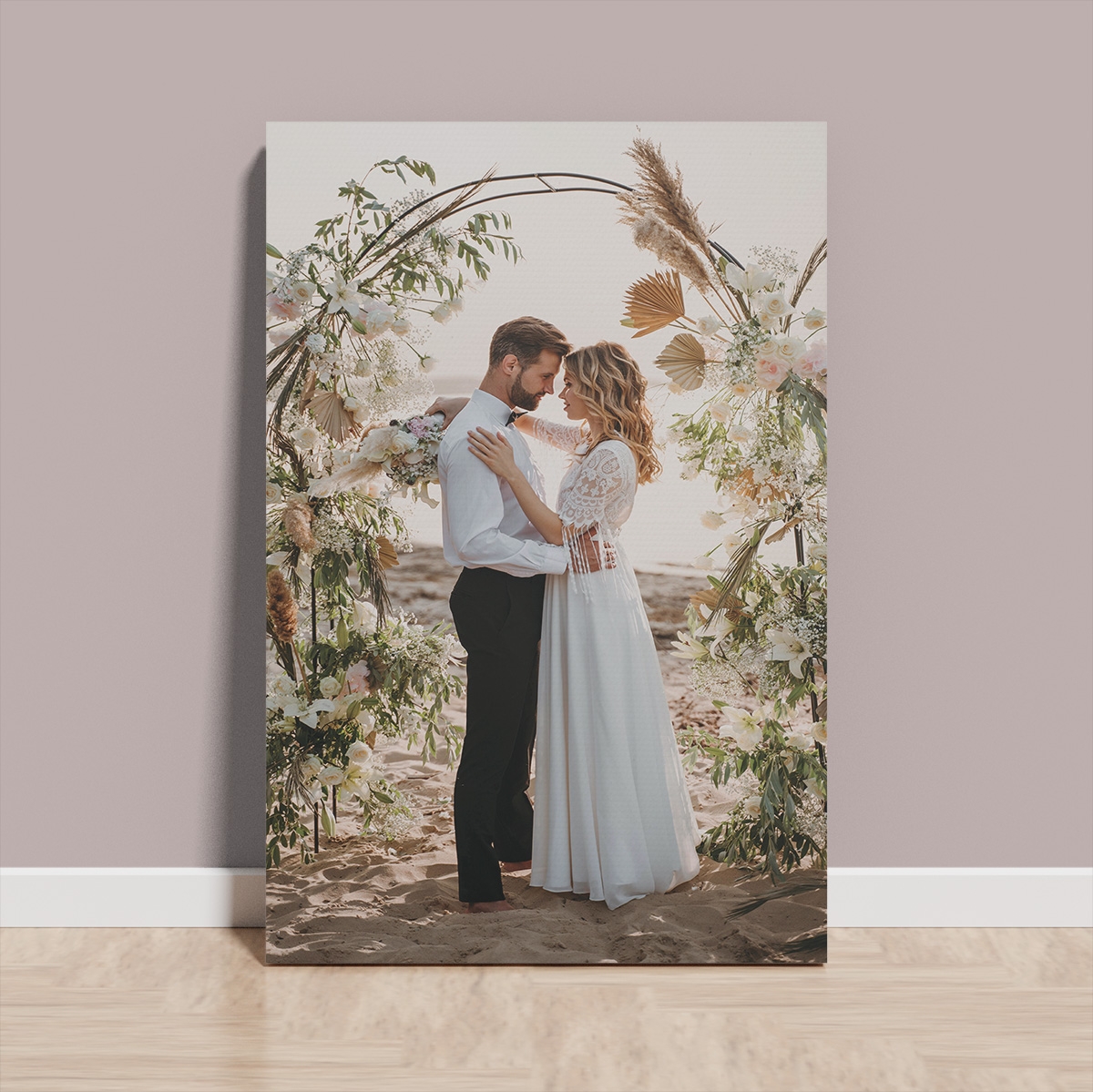 Tablou canvas personalizat cu poză – Ziua nunții