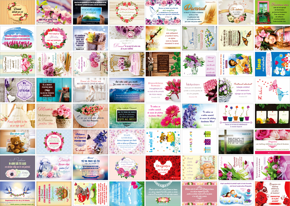 Set 50 autocolante - versete biblice Set 50 autocolante - versete biblice