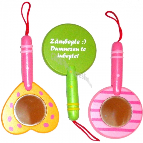 Oglinzi fetite, Zambeste, Dumnezeu te iubeste! (culori diferite) Oglinzi fetite, Zambeste, Dumnezeu te iubeste! (culori diferite)