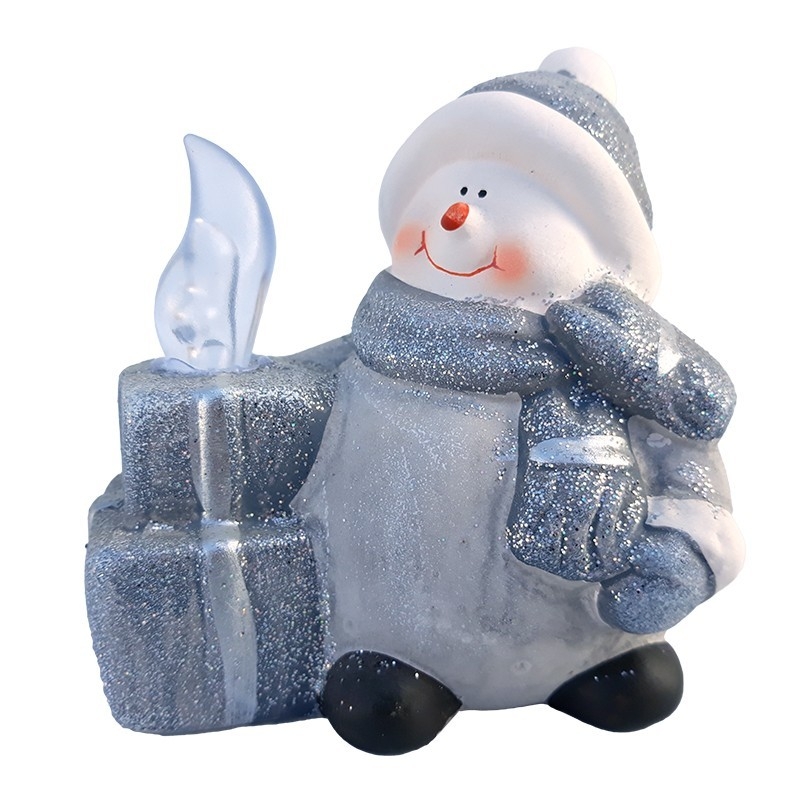 Decoratiune ceramica om de zapada - Model 2 Decoratiune ceramica om de zapada - Model 2