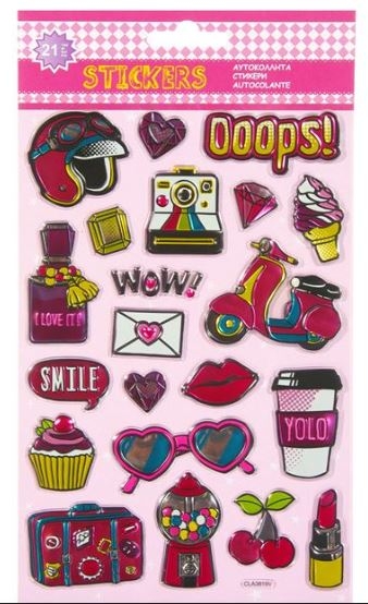 Autocolante - Ooops!, Scuter, 21 buc. (3+)