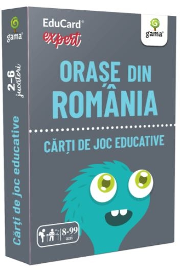 Carti de joc Educative - Orase din Romania (8+) Carti de joc Educative - Orase din Romania (8+)