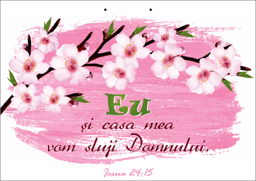 poster-Eu si casa mea vom sluji Domnului poster-Eu si casa mea vom sluji Domnului