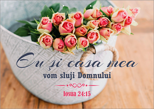 poster-Eu si casa mea vom sluji Domnului poster-Eu si casa mea vom sluji Domnului