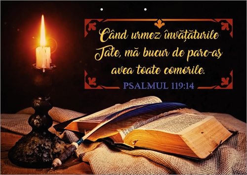 Poster cu verset - Când urmez învățăturile Tale.. Poster cu verset - Când urmez învățăturile Tale..