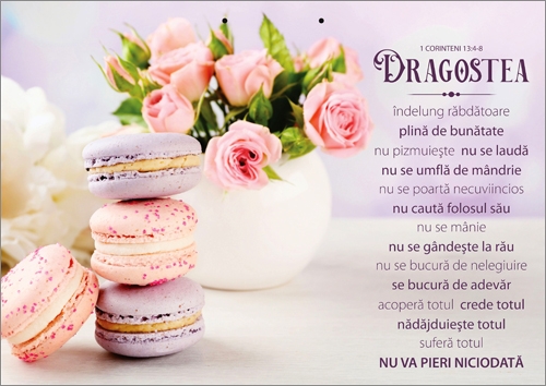 Poster cu verset - Dragostea Poster cu verset - Dragostea