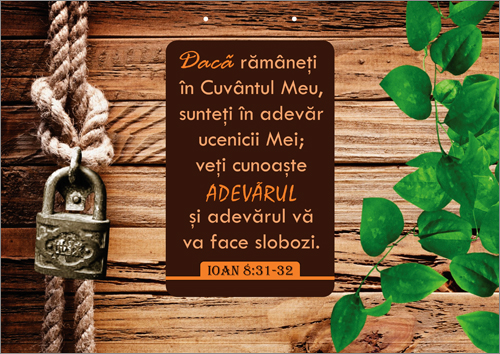 poster-Daca ramaneti in cuvantul meu poster-Daca ramaneti in cuvantul meu